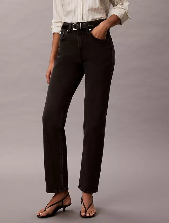 High Rise Straight Jeans High Rise Straight Jeans