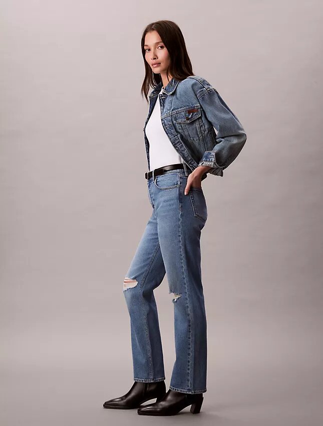 High Rise Straight Jeans High Rise Straight Jeans