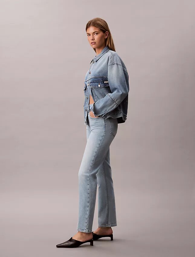 High Rise Straight Jeans High Rise Straight Jeans