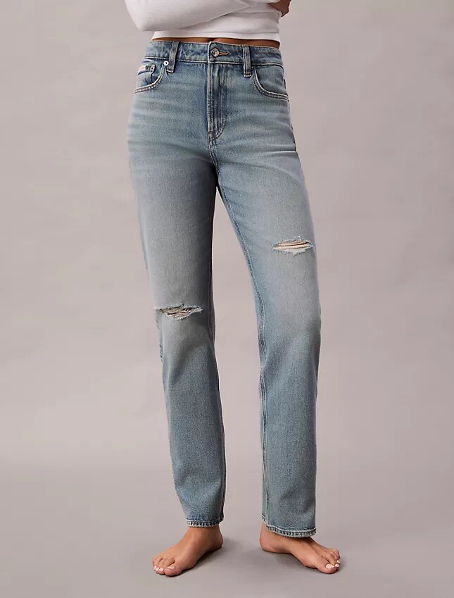High Rise Straight Jeans High Rise Straight Jeans