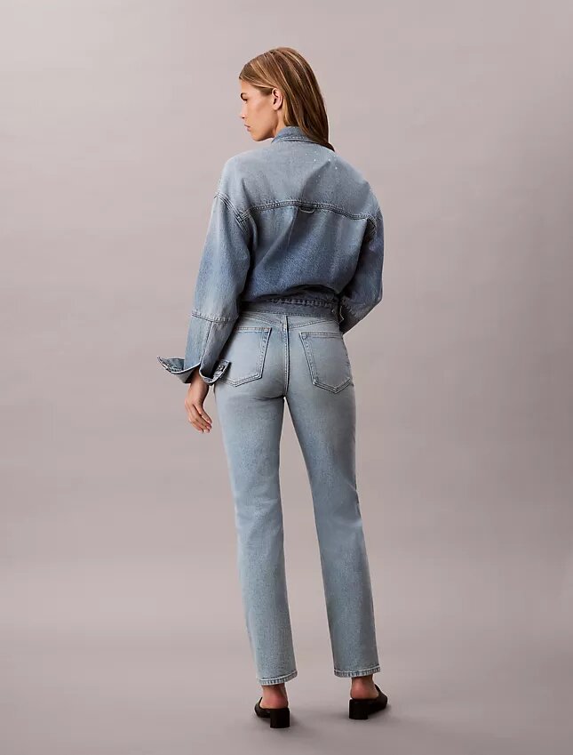 High Rise Straight Jeans High Rise Straight Jeans