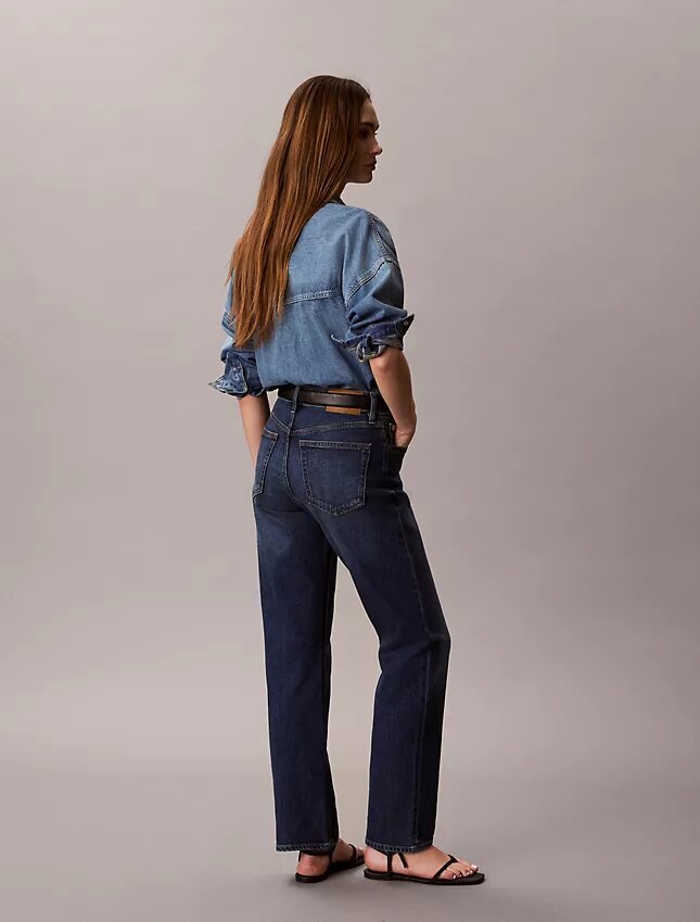 High Rise Straight Jeans High Rise Straight Jeans