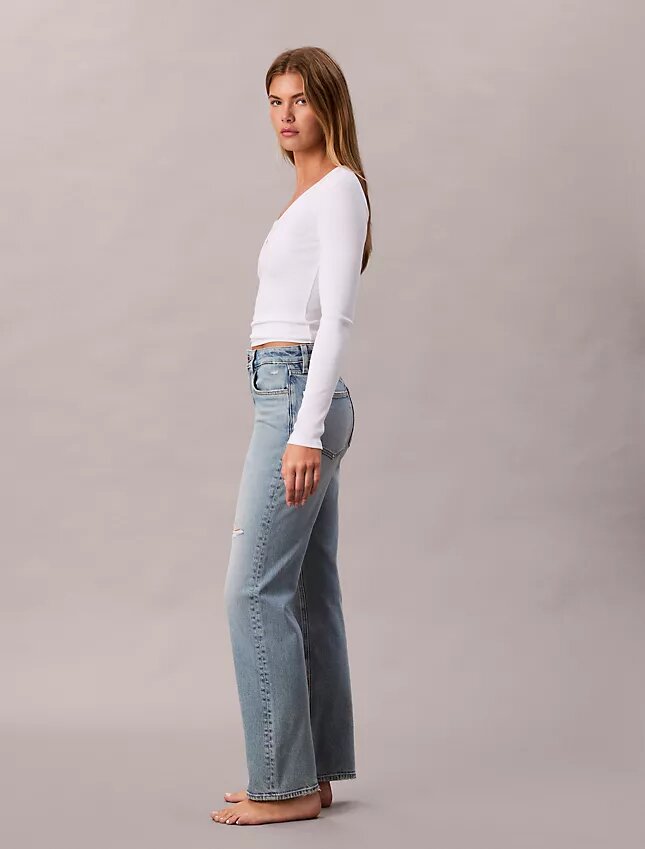 High Rise Straight Jeans High Rise Straight Jeans