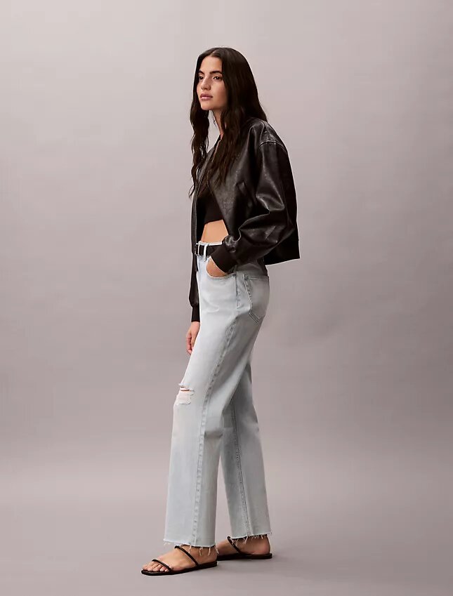 High Rise Straight Jeans High Rise Straight Jeans