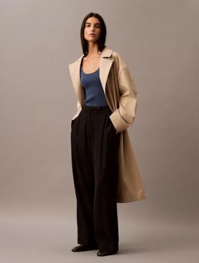 High Waist Tailored Pants