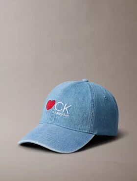 I Love Ck Graphic Denim Cap