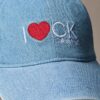 I Love Ck Graphic Denim Cap I Love Ck Graphic Denim Cap