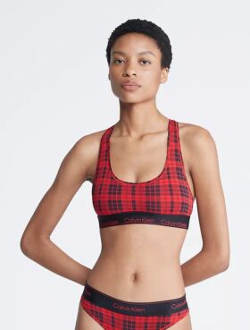 Icon Cotton Modal Holiday Unlined Bralette