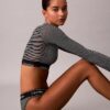 Icon Cotton Modal Lightly Lined Long Sleeve Bralette