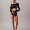 Icon Cotton Modal Lightly Lined Long Sleeve Tee Bralette