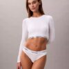 Icon Cotton Modal Lightly Lined Long Sleeve Tee Bralette