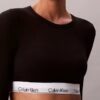 Icon Cotton Modal Lightly Lined Long Sleeve Tee Bralette