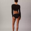 Icon Cotton Modal Lightly Lined Long Sleeve Tee Bralette