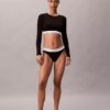 Icon Cotton Modal Lightly Lined Long Sleeve Tee Bralette