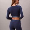 Icon Cotton Modal Lightly Lined Long Sleeve Tee Bralette