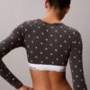 Icon Cotton Modal Lightly Lined Long Sleeve Tee Bralette