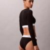 Icon Cotton Modal Lightly Lined Long Sleeve Tee Bralette