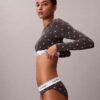 Icon Cotton Modal Lightly Lined Long Sleeve Tee Bralette