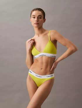 Icon Cotton Modal Lightly Lined Triangle Bralette