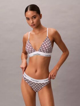 Icon Cotton Modal Lightly Lined Triangle Bralette