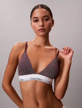 Icon Cotton Modal Lightly Lined Triangle Bralette