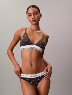 Icon Cotton Modal Lightly Lined Triangle Bralette