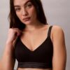 Icon Cotton Modal Metallic Lightly Lined Bralette
