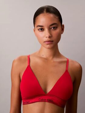Icon Cotton Modal Metallic Lightly Lined Triangle Bralette