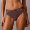 Icon Cotton Modal Metallic Thong