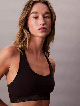 Icon Cotton Modal Metallic Unlined Bralette