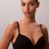Icon Cotton Modal Plunge Bra