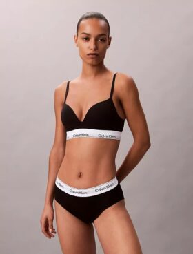 Icon Cotton Modal Plunge Bra