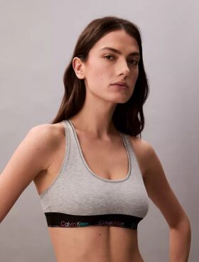 Icon Cotton Modal Pride Unlined Bralette