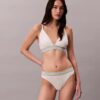 Icon Cotton Modal Stripe Lightly Lined Triangle Bralette