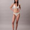 Icon Cotton Modal Stripe Lightly Lined Triangle Bralette