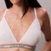 Icon Cotton Modal Stripe Lightly Lined Triangle Bralette