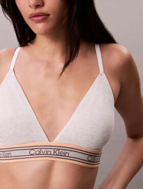 Icon Cotton Modal Stripe Lightly Lined Triangle Bralette