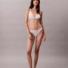 Icon Cotton Modal Stripe Lightly Lined Triangle Bralette