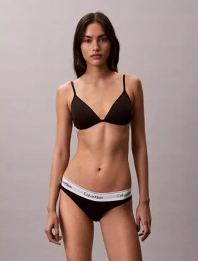 Icon Cotton Modal Ultralight Lightly Lined Plunge Bra