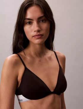 Icon Cotton Modal Ultralight Lightly Lined Plunge Bra