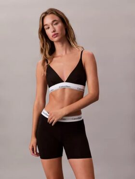 Icon Cotton Modal Unlined Triangle Bralette