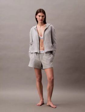 Icon Cotton Terry Zip Sleep Hoodie