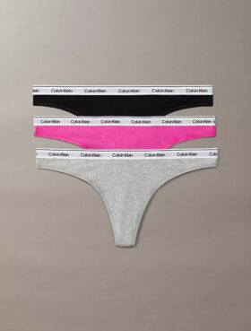 Icon Logo 3-Pack Low Rise Thong