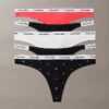 Icon Logo 5-Pack Mixed Thong