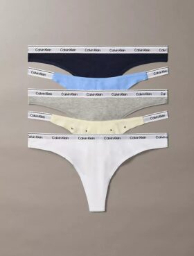 Icon Logo 5-Pack Mixed Thong