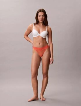 Icon Logo Lace Thong