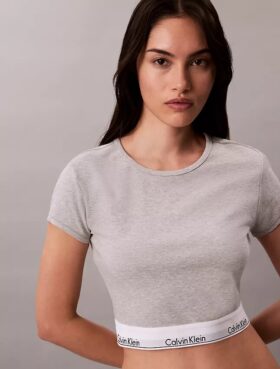 Icon Sport Cotton Cropped T-Shirt