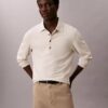 Jacquard Relaxed Polo Sweater Jacquard Relaxed Polo Sweater