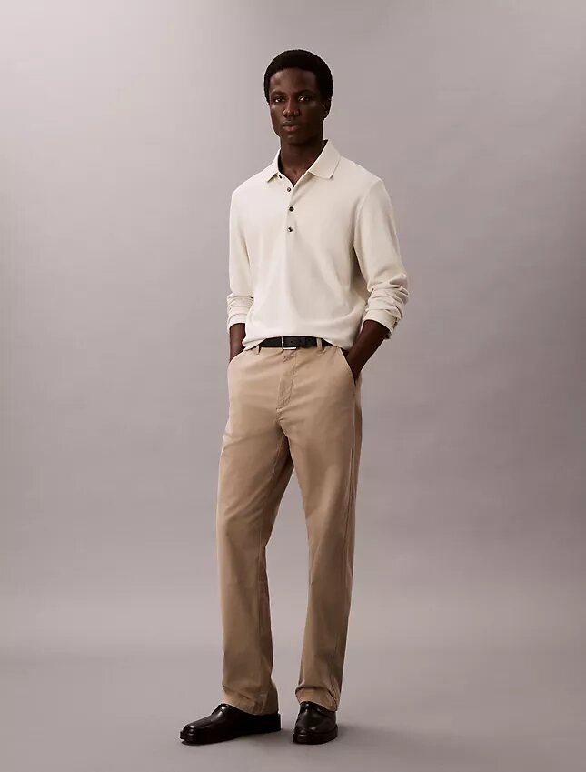 Jacquard Relaxed Polo Sweater Jacquard Relaxed Polo Sweater