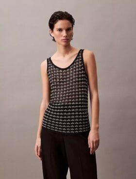 Jacquard Textured Tank